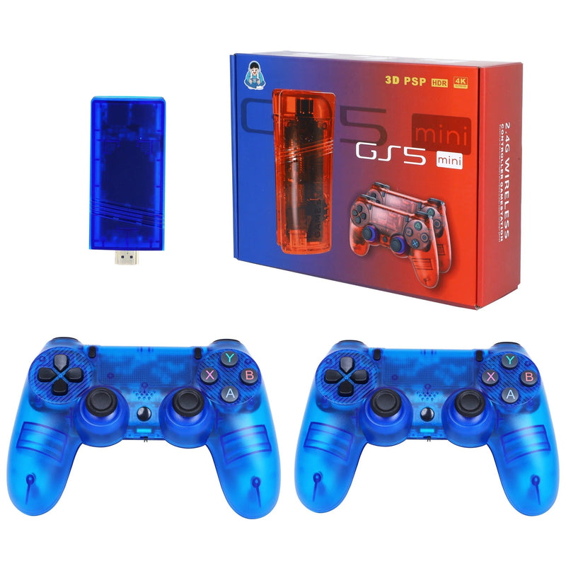 4K GS5 Mini Retro Wireless Game Console โ Competitive Edition with Dual Controllers