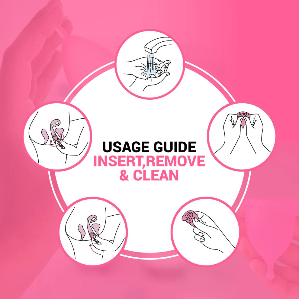 Silicon Menstrual Cup (FDA approved)
