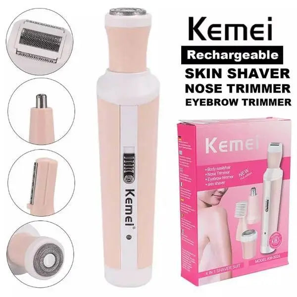 Original 4 in 1 Rechargeable Women Skin shaver