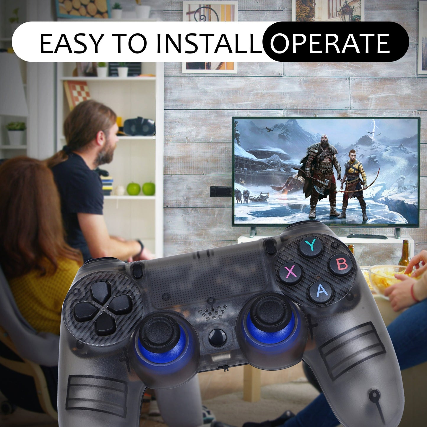 4K GS5 Mini Retro Wireless Game Console – Competitive Edition with Dual Controllers